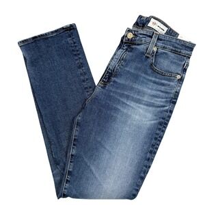 AG Adriano Goldschmied Denim Jeans Womens Medium Wash‎ Straight Leg Size 30R